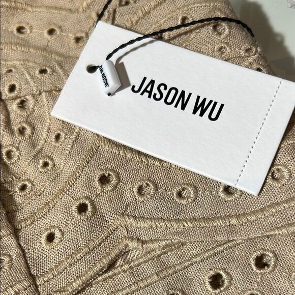 Jason Wu Tan Crop Embellished Camisole - Picture 8 of 10